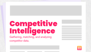 competitive intelligence, data analysis for competitive landscape, retail competitor data